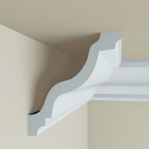 Cornisa decorativa din polimer rigid pentru tavan C11 - 10.8x11.2x200