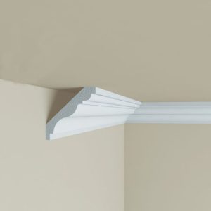 Cornisa decorativa din polimer rigid pentru tavan C5 - 5x4.7x200